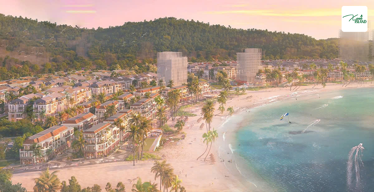 bai bien chu tuoc xanh island