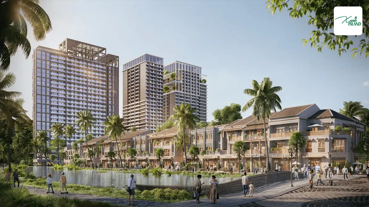 phoi canh cong vien chu tuoc xanh island cat ba