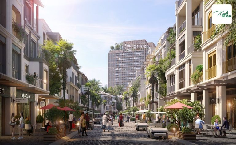 phoi canh nha pho sun cat ba